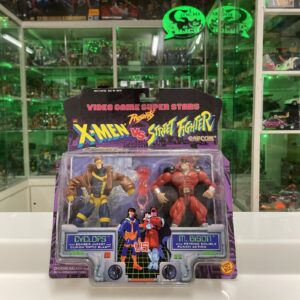 Toy Biz - 1998 - X-men Vs Street Fighter - Cyclops E M. Bison - Nuovo Sealed