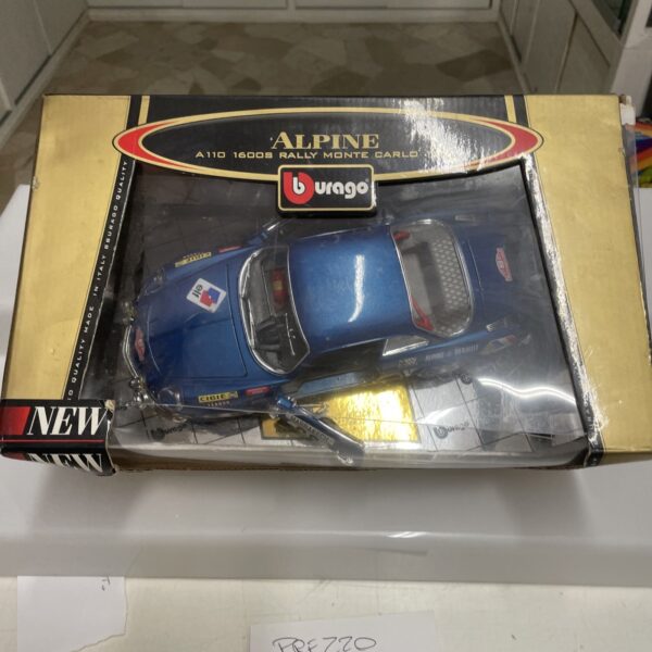 BURAGO Alpine A110 1600s Rally Monte Carlo 1971 GOLD COLLECTION 1/16 - immagine 3