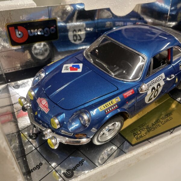 BURAGO Alpine A110 1600s Rally Monte Carlo 1971 GOLD COLLECTION 1/16 - immagine 6