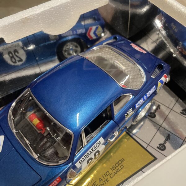 BURAGO Alpine A110 1600s Rally Monte Carlo 1971 GOLD COLLECTION 1/16 - immagine 7