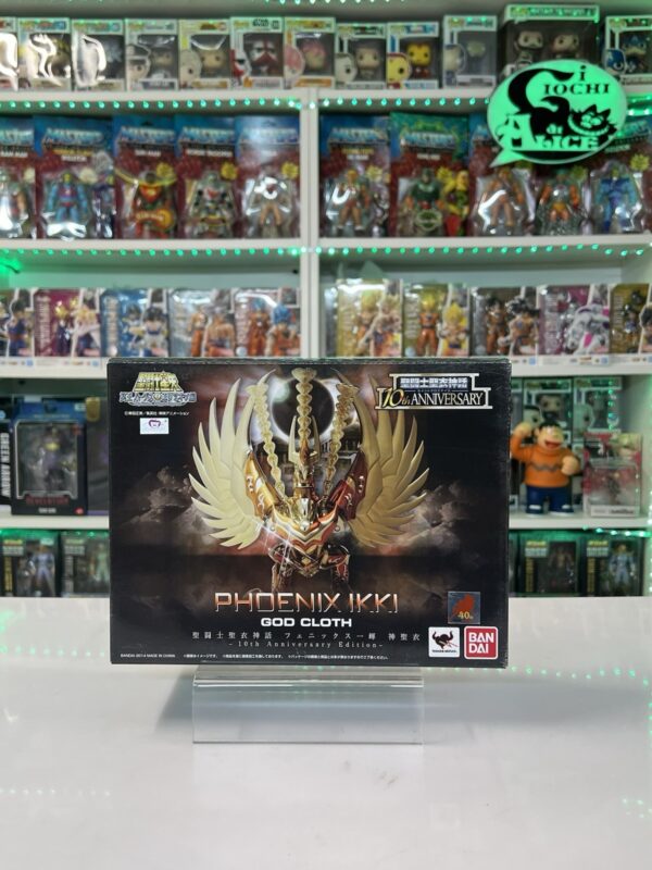 Bandai Myth Cloth - Hades Series - Ikki Phoenix V4 God Cloth 10th Anniversary - immagine 3