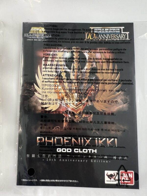 Bandai Myth Cloth - Hades Series - Ikki Phoenix V4 God Cloth 10th Anniversary - immagine 9