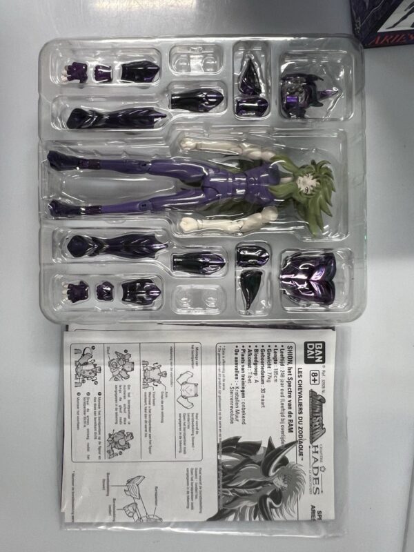 Bandai Myth Cloth - Hades Series - Shion Surplice French Version With Sleeve box - immagine 9