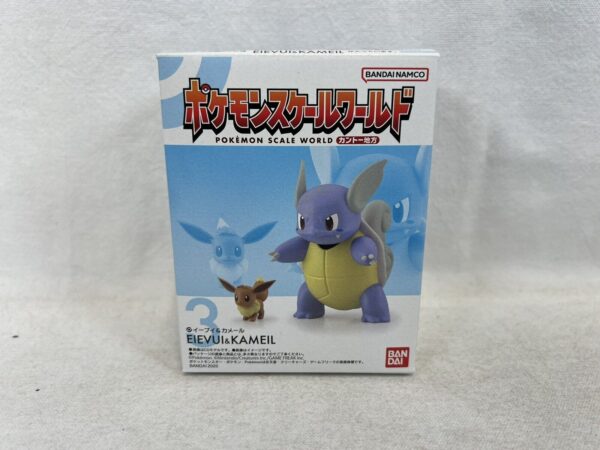 Bandai Pokemon SCALE WORLD Kanto Set  - Eebee & Wartortle 1/20 - immagine 3