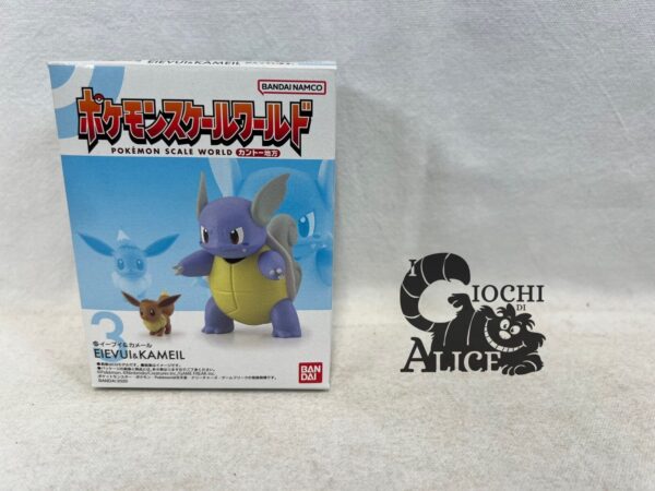 Bandai Pokemon SCALE WORLD Kanto Set  - Eebee & Wartortle 1/20