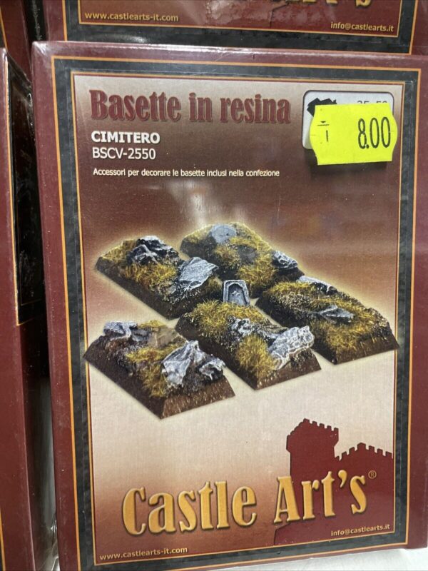 CASTLE ART'S BSRV- Basette in Resina Effetto CIMITERO NON MORTI Lotto F - immagine 3