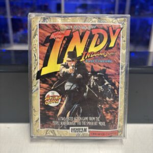 Commodore C64 Indy Indiana Jones and the Last Crusade Cassette
