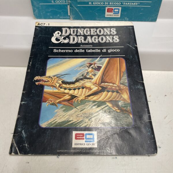 EG TSR  - Dungeons & Dragons  - Set 3 Scatola Verde - Vintage Originale D&D - immagine 6