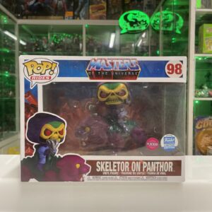 FUNKO POP Masters Of The Universe - 98 Skeletor on Panthor - Flocked
