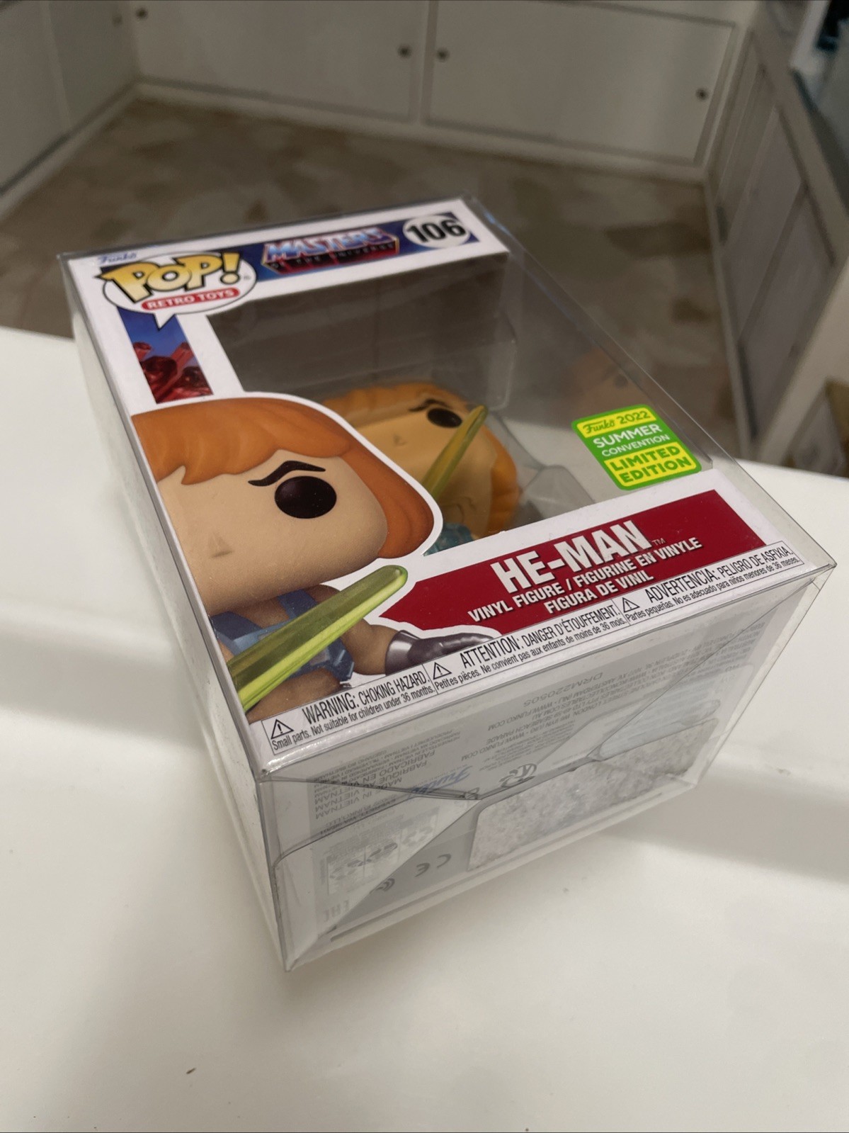 FUNKO POP Retro Toys Masters Of The Universe # 106 Laser Power He-Man - immagine 6