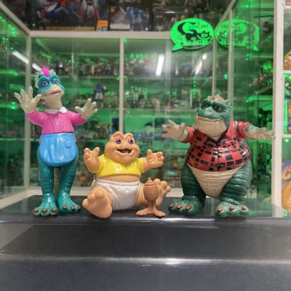 GALOOB Baby Sinclair Family Disney Anni 90 Action Figure Vintage Dinosaur  LOT