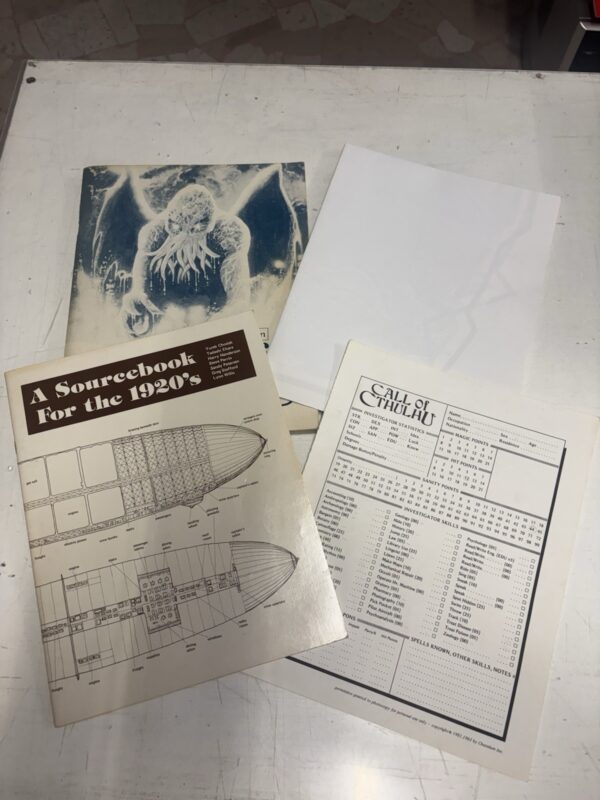GDR Call of the Cthulhu Gioco di Ruolo Chaosium Inc Box Base Eng RARO - immagine 18