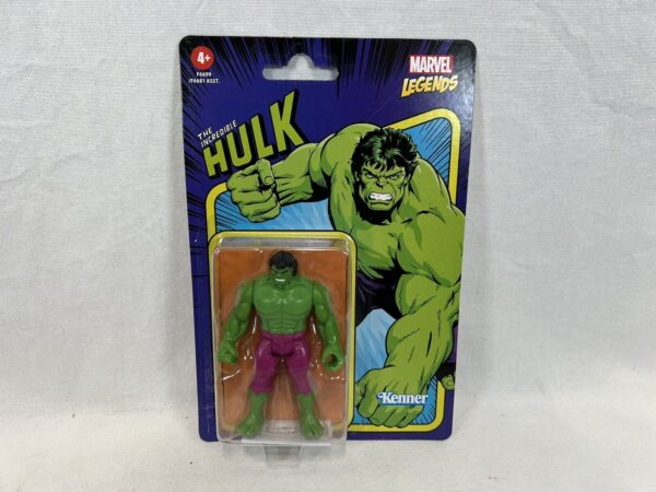 Hasbro Marvel Legends Retro Figura THE INCREDIBILE HULK 3,75 pollici - Kenner - immagine 3