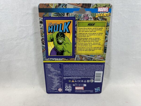 Hasbro Marvel Legends Retro Figura THE INCREDIBILE HULK 3,75 pollici - Kenner - immagine 4