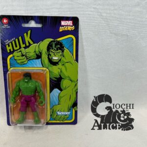 Hasbro Marvel Legends Retro Figura THE INCREDIBILE HULK 3,75 pollici - Kenner