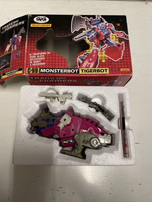Hasbro  Transformers G1 Monsterbot Grotusque 1986 Made in Japan GIG Italiano - immagine 6