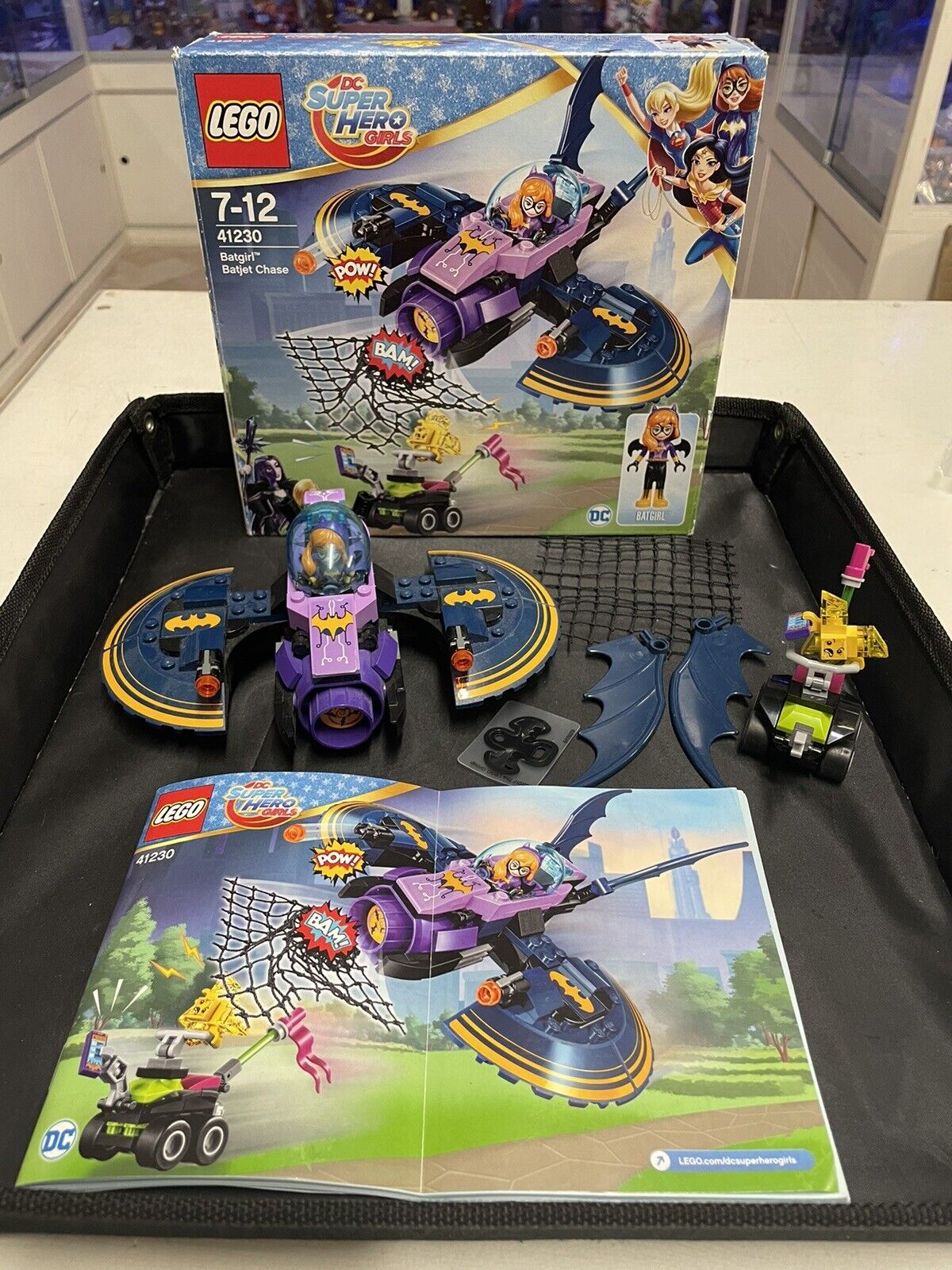 LEGO-41230-DC-Super-Hero-Girls-Batjet-Batgirl-Completo-in-ITALIA-144867905448