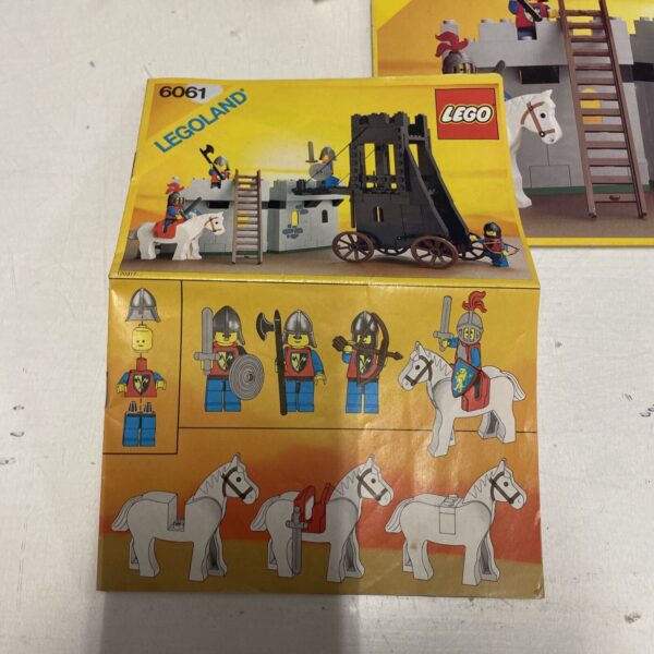 LEGO 6061 assedio 100% Completo con istruzioni (no scatola) - immagine 3