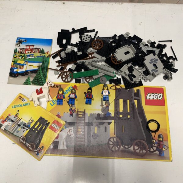 LEGO 6061 assedio 100% Completo con istruzioni (no scatola)