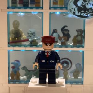 LEGO Minifigure - Subway Train Conductor spd030 - Spiderman minifigures