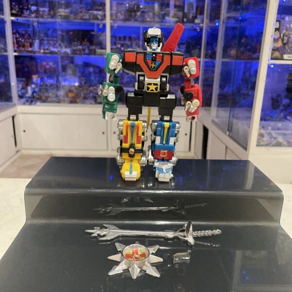 LJN Voltron Medio trasformabile Vintage Ruote Sul Petto Master Motorized
