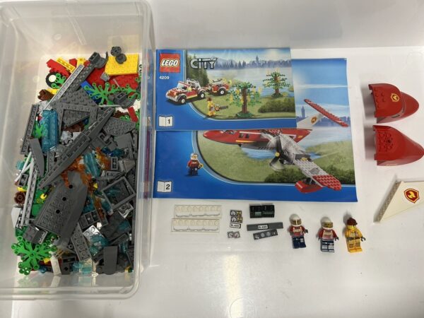 Lego City Set 4209 Aereo Antincendio Pompieri Completo Senza Scatola - immagine 3