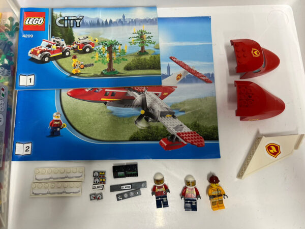 Lego City Set 4209 Aereo Antincendio Pompieri Completo Senza Scatola - immagine 4