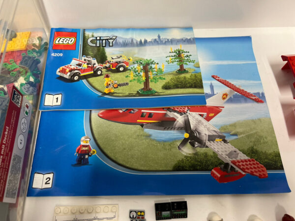 Lego City Set 4209 Aereo Antincendio Pompieri Completo Senza Scatola - immagine 8