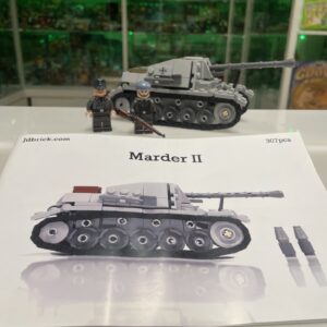 Lego JDBrick - Marder II + German Tanker Pilot  -  Military WWII