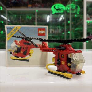 Lego System City Town 6685 Fire Copter 1  - completo 100% Vintage