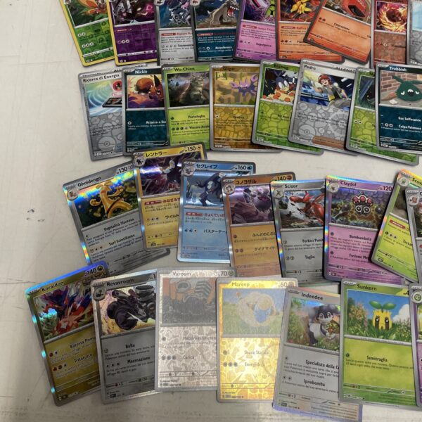 Lotto Carte Pokemon mix 500 ITA ENG JAP Rare e Brillanti Recenti Pikachu C - immagine 11