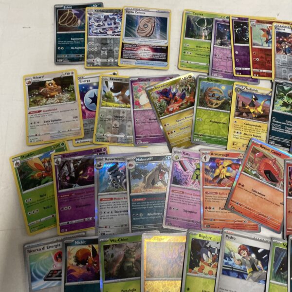 Lotto Carte Pokemon mix 500 ITA ENG JAP Rare e Brillanti Recenti Pikachu C - immagine 8