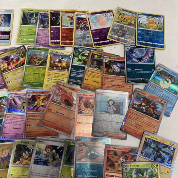 Lotto Carte Pokemon mix 500 ITA ENG JAP Rare e Brillanti Recenti Pikachu C - immagine 9