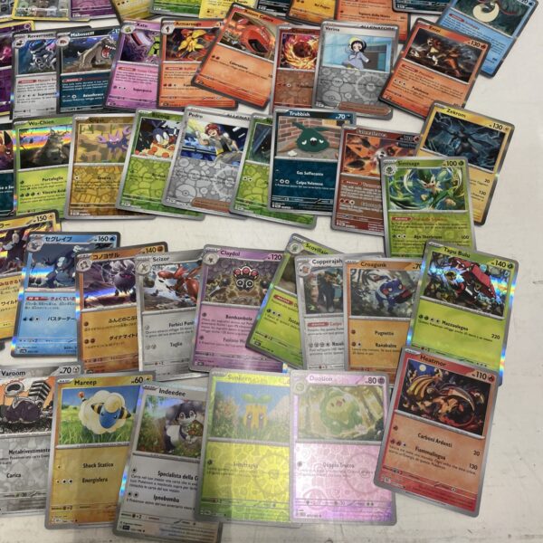 Lotto Carte Pokemon mix 500 ITA ENG JAP Rare e Brillanti Recenti Pikachu C - immagine 10