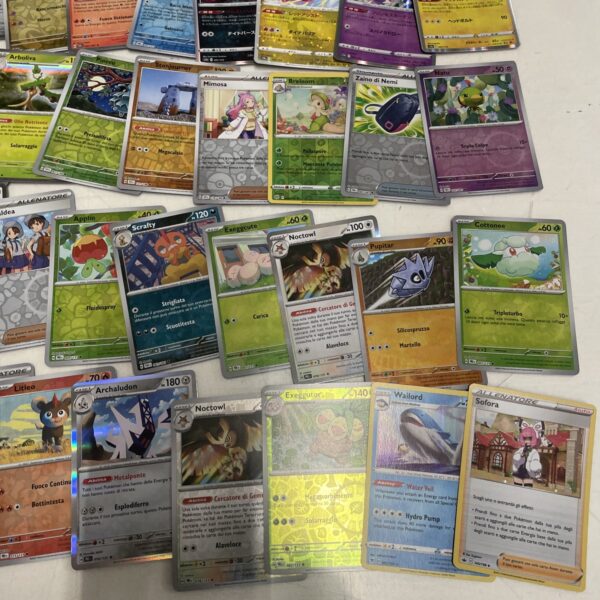 Lotto Carte Pokemon mix 500 ITA ENG JAP Rare e Brillanti Recenti Pikachu G - immagine 6