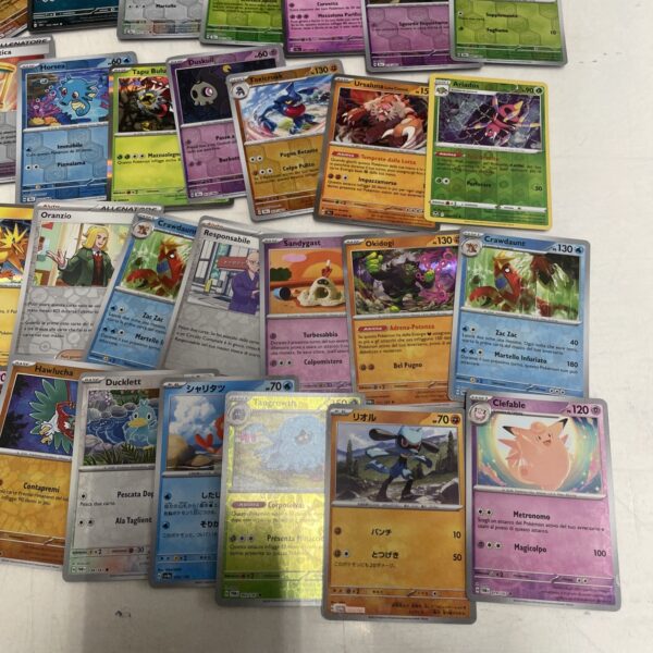 Lotto Carte Pokemon mix 500 ITA ENG JAP Rare e Brillanti Recenti Pikachu G - immagine 9