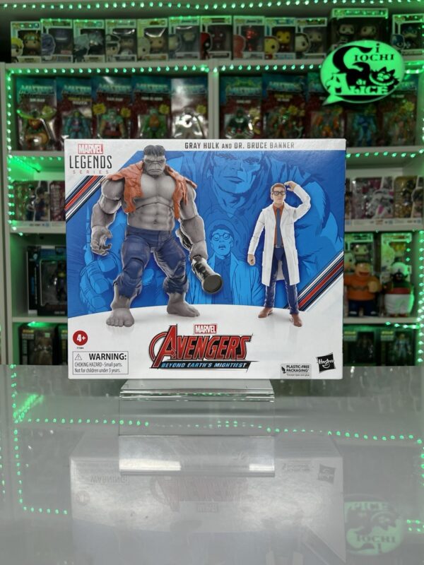 Marvel Legends Comics Ver. - Serie Avengers - Gray Hulk And Bruce Banner