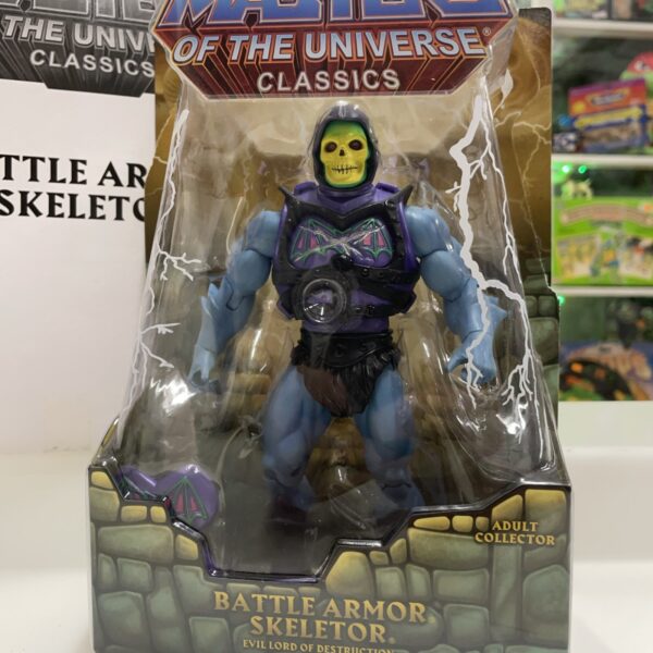 Mattel BATTLE ARMOUR SKELETOR -  MOTUC Masters of the Universe Classic - immagine 3