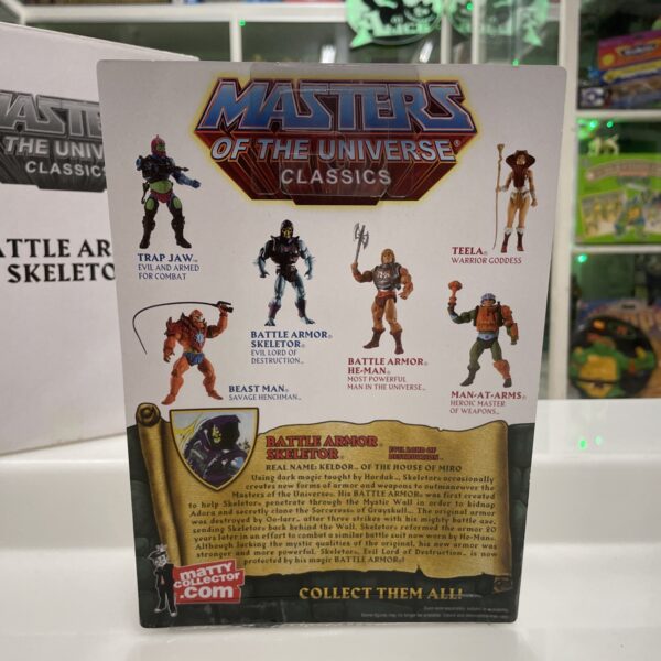 Mattel BATTLE ARMOUR SKELETOR -  MOTUC Masters of the Universe Classic - immagine 7
