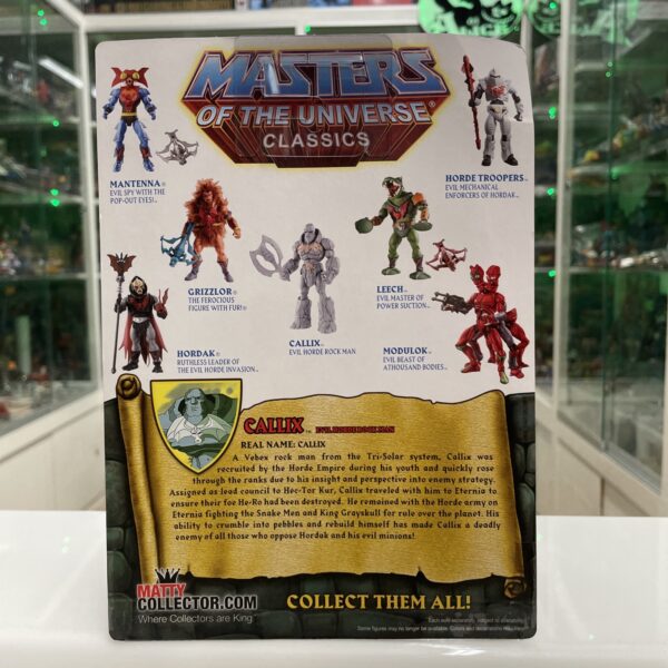 Mattel CALLIX  MOTUC Masters of the Universe Classic NUOVO - immagine 6