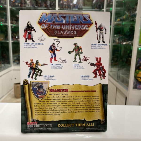 Mattel DRAGSTOR Matty MOTUC Masters of the Universe Classic NUOVO - immagine 5
