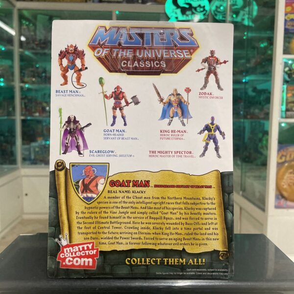 Mattel GOAT MAN Matticollector MOTUC Masters of the Universe Classic NUOVO - immagine 5