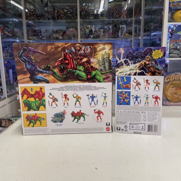Mattel Masters of the Universe Origins Lotto - BattleCat + He-Man Vintage Stile - immagine 7