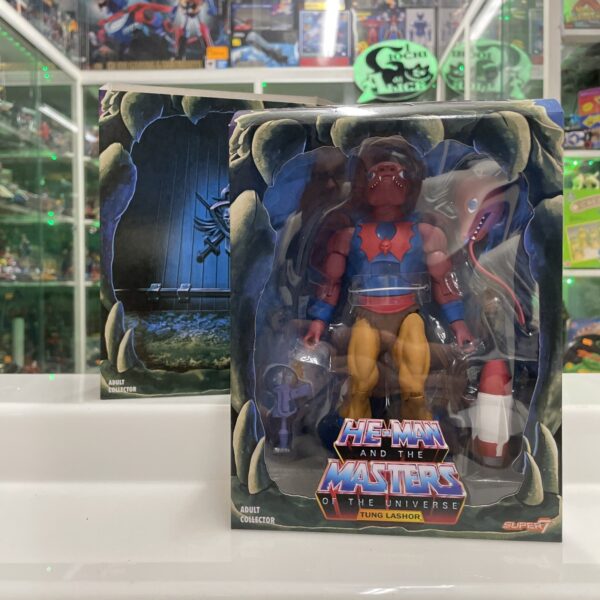 Mattel TUNG LASHOR Filmation Super 7 MOTUC Masters of the Universe Classic NUOVO - immagine 4