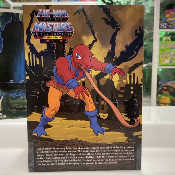 Mattel TUNG LASHOR Filmation Super 7 MOTUC Masters of the Universe Classic NUOVO - immagine 6