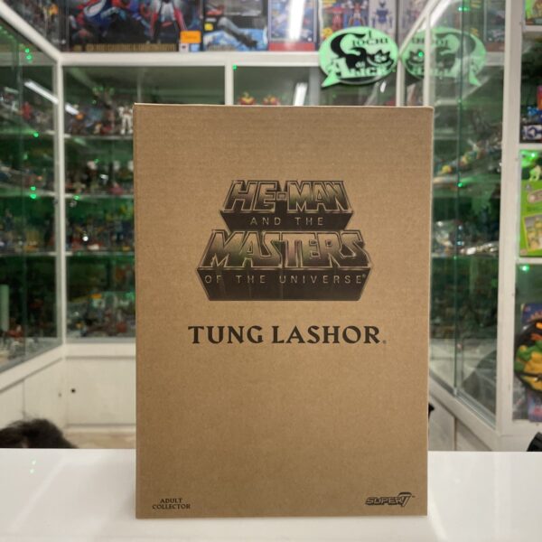 Mattel TUNG LASHOR Filmation Super 7 MOTUC Masters of the Universe Classic NUOVO