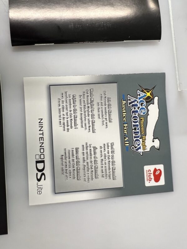 NINTENDO DS 2DS 3DS Phoenix Wright Ace Attorney Justice For All pal Ita - immagine 11
