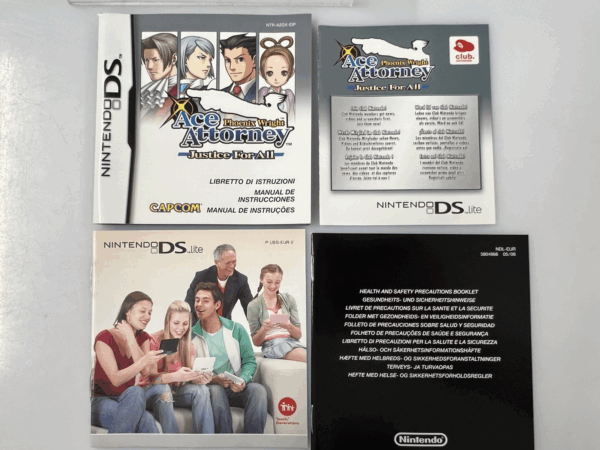 NINTENDO DS 2DS 3DS Phoenix Wright Ace Attorney Justice For All pal Ita - immagine 8