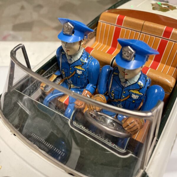 NOMURA T.N. Toys Mystery Action POLICE COMMAND CAR Tin Toys Vintage P.D.4108 - immagine 14
