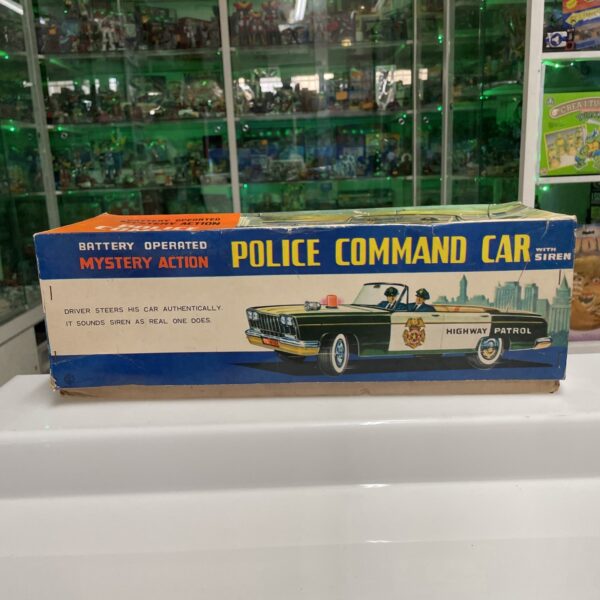 NOMURA T.N. Toys Mystery Action POLICE COMMAND CAR Tin Toys Vintage P.D.4108 - immagine 3